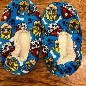 Paw Patrol Blue Plush Kids Footies with Character Print
